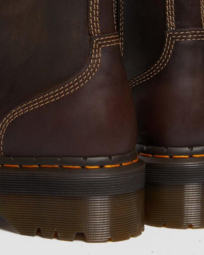 Dr. Martens Jadon Boot Arc Crazy Horse Platforms Brown - Mens