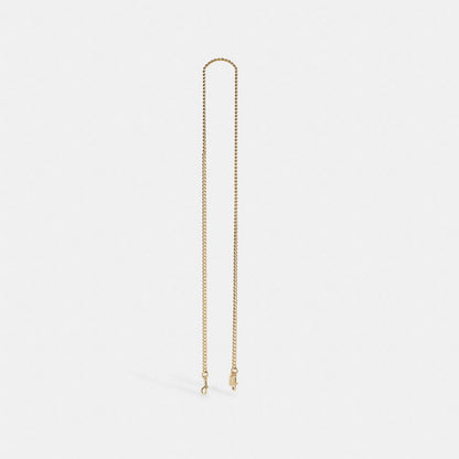 Coach Chain Strap Gold Gold