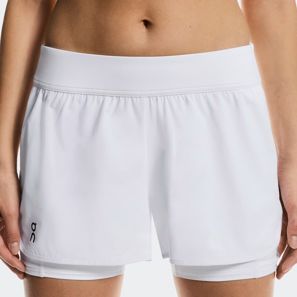 On 3" Court Shorts 2-In-1 White (Women'S)