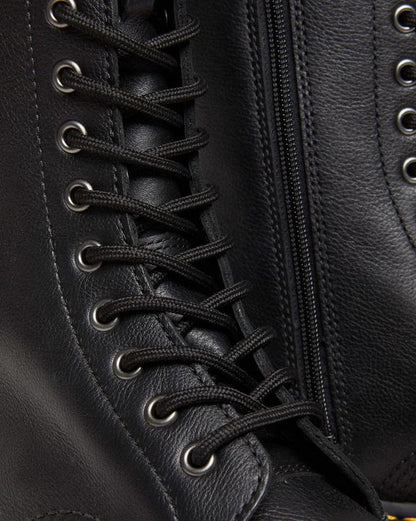 Dr. Martens 1B99 Pisa Leather Mid Calf Lace Up Boots Black - Womens