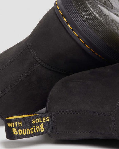 Dr. Martens Crewson Buffbuck Leather Casual Chukka Boots Black - Mens