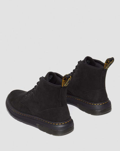 Dr. Martens Crewson Buffbuck Leather Casual Chukka Boots Black - Mens