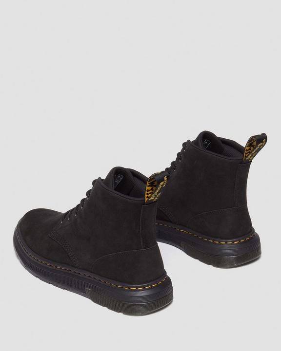 Dr. Martens Crewson Buffbuck Leather Casual Chukka Boots Black - Mens