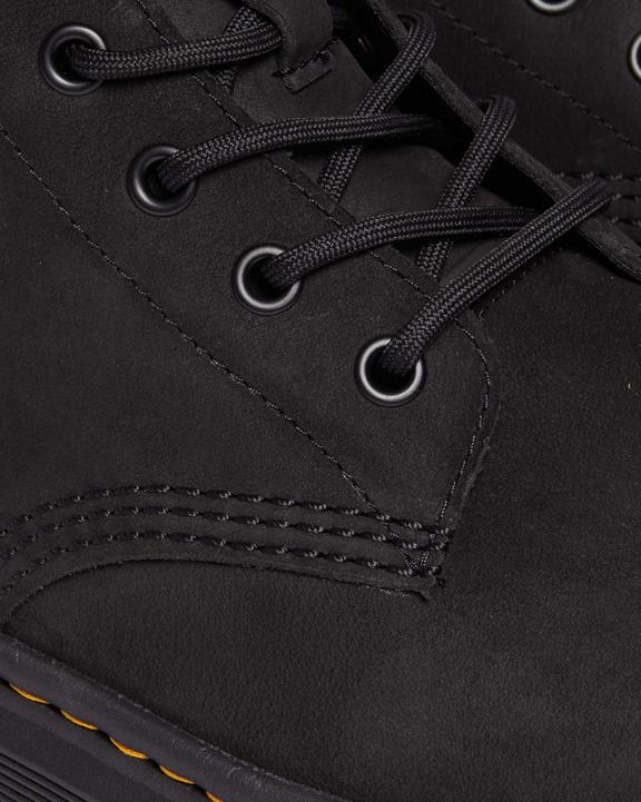 Dr. Martens Crewson Buffbuck Leather Casual Chukka Boots Black - Mens