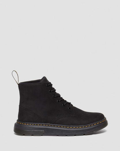 Dr. Martens Crewson Buffbuck Leather Casual Chukka Boots Black - Mens