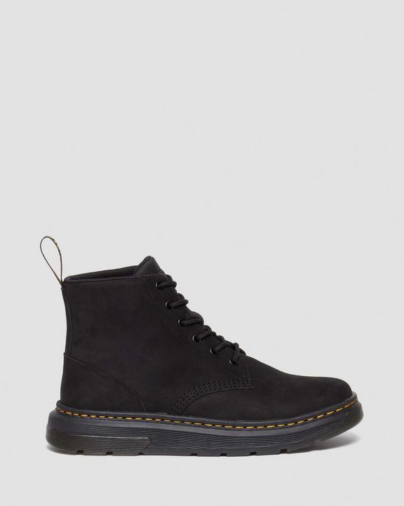 Dr. Martens Crewson Buffbuck Leather Casual Chukka Boots Black - Mens