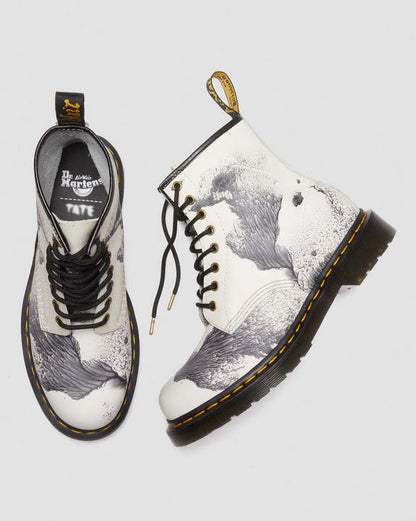 Dr. Martens 1460 Tate 'Decalcomania' Backhand Leather Lace Up Boots Multi - Womens
