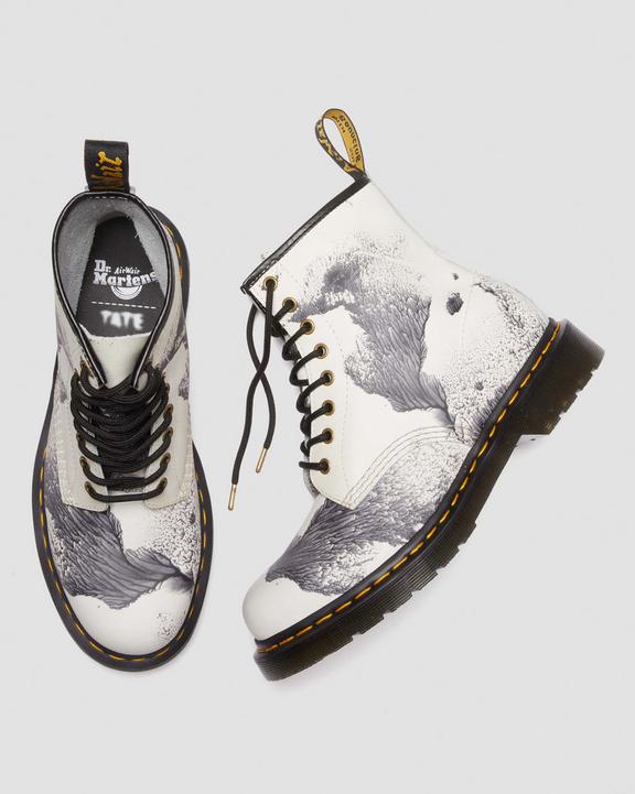 Dr. Martens 1460 Tate 'Decalcomania' Backhand Leather Lace Up Boots Multi - Womens