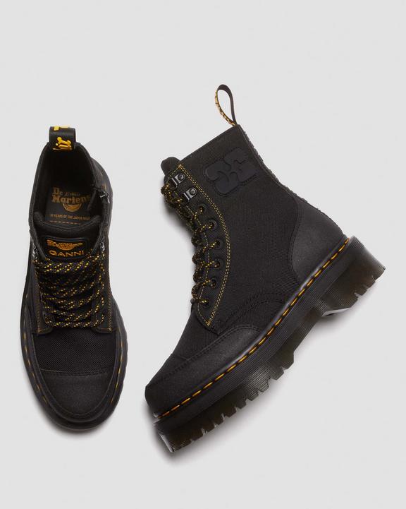 Dr. Martens Jadon Boot Ganni Extra Tough Platforms Black - Mens