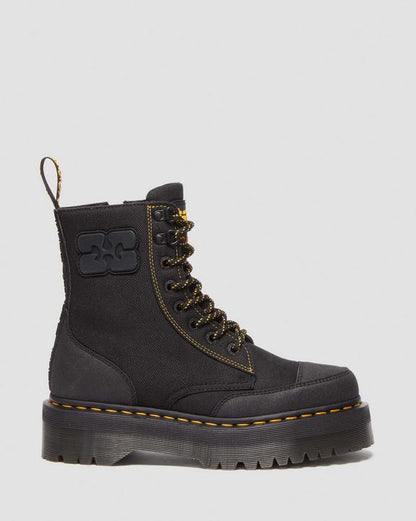 Dr. Martens Jadon Boot Ganni Extra Tough Platforms Black - Mens