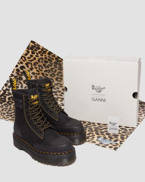 Dr. Martens Jadon Boot Ganni Extra Tough Platforms Black - Mens
