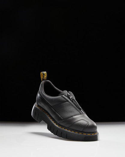 Dr. Martens 1461 Beta Clubwedge Platform Oxford Shoes Black - Womens