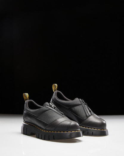 Dr. Martens 1461 Beta Clubwedge Platform Oxford Shoes Black - Womens