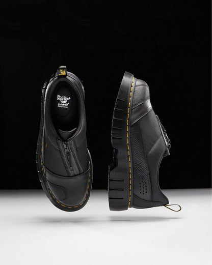 Dr. Martens 1461 Beta Clubwedge Platform Oxford Shoes Black - Womens