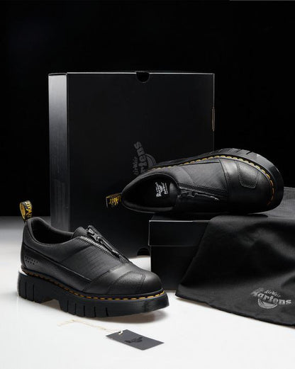 Dr. Martens 1461 Beta Clubwedge Platform Oxford Shoes Black - Womens