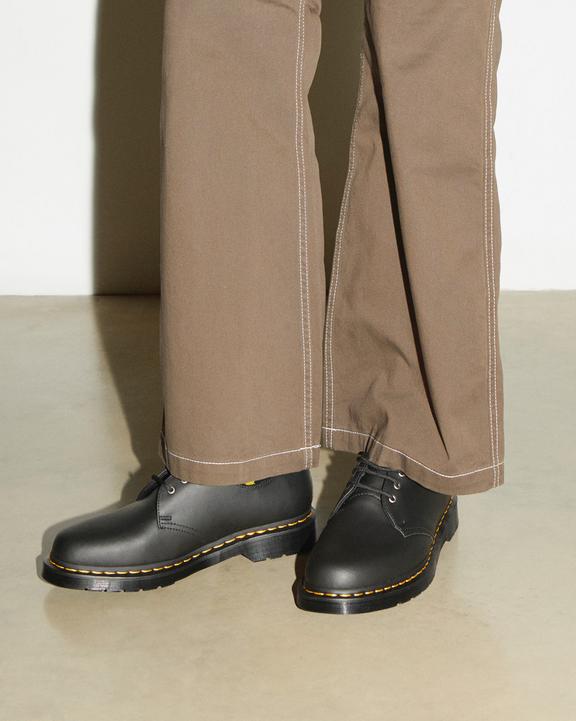 Dr. Martens 1461 Genix Nappa Leather Oxford Shoes Black - Womens