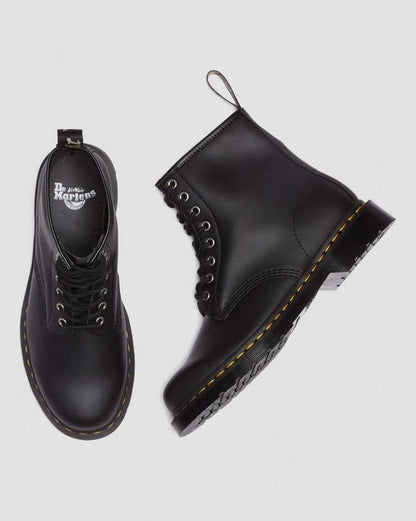 1460 Genix Nappa Reclaimed Leather Lace Up Boots - Black - Mens