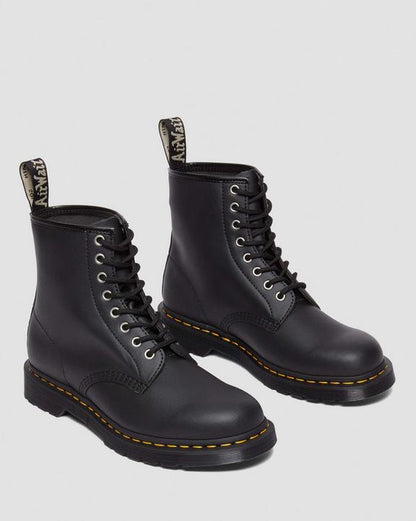 1460 Genix Nappa Reclaimed Leather Lace Up Boots - Black - Mens