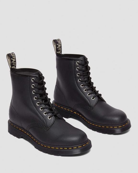 1460 Genix Nappa Reclaimed Leather Lace Up Boots - Black - Mens
