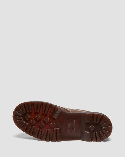 Dr. Martens Lowell Leather Moc Toe Shoes Butterscotch - Womens
