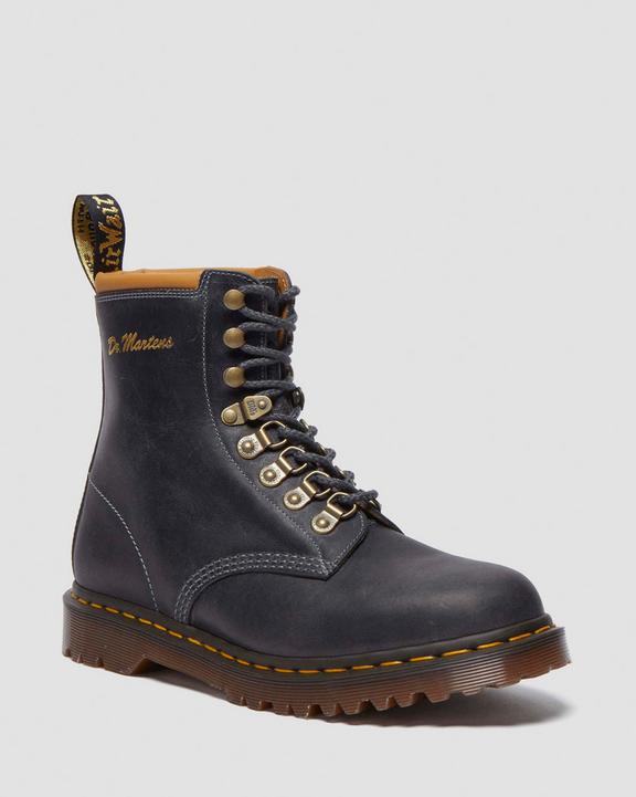 Dr Martens 1460 Collar Made In England Phoenix Leather Lace Up Boots