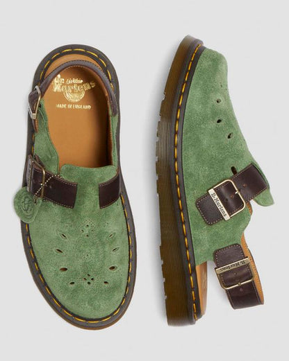 Dr Martens Jorge Made In England - Green+Brown