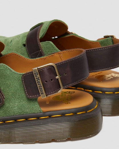 Dr Martens Jorge Made In England - Green+Brown