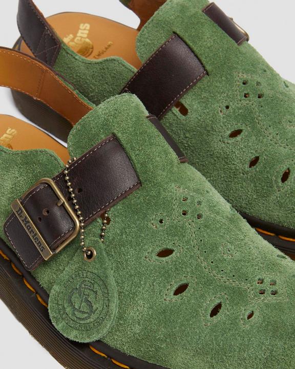 Dr Martens Jorge Made In England - Green+Brown