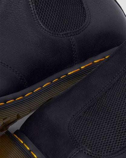 Dr Martens 2976 Grizzly Fleece Lined Chelsea Boots - Black