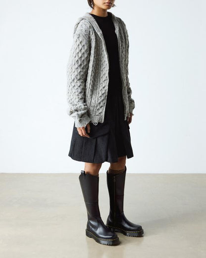 Dr Martens Amaayah Knee High Leather Boots - Black