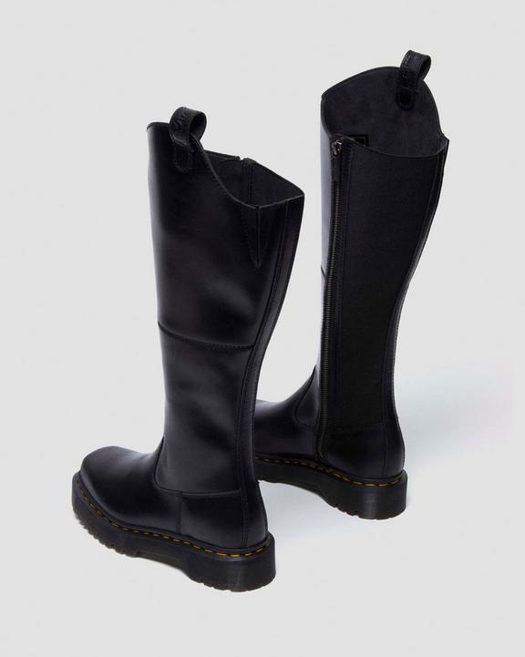 Dr Martens Amaayah Knee High Leather Boots - Black