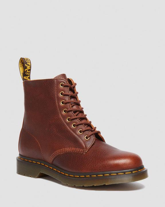 1460 Ambassador Leather Lace Up Boots - Cashew - Mens
