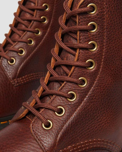 1460 Ambassador Leather Lace Up Boots - Cashew - Mens