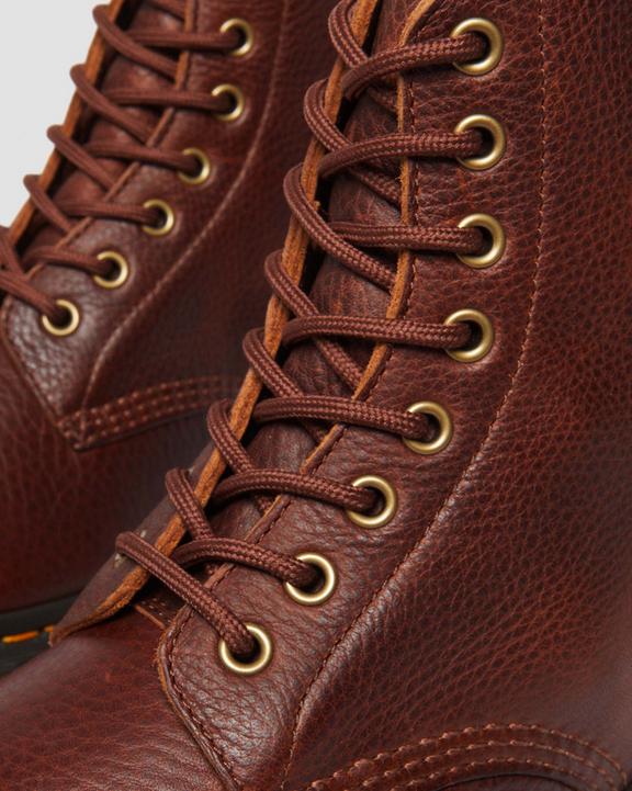 1460 Ambassador Leather Lace Up Boots - Cashew - Mens