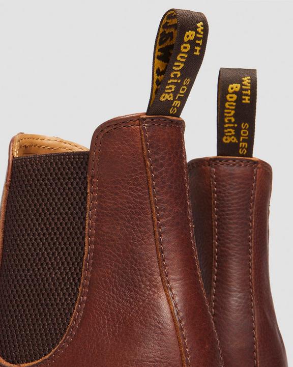 Dr. Martens 2976 Ambassador Leather Chelsea Boots Cashew - Mens