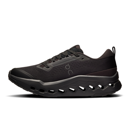 on running cloudsurfer trail 2 black (women's)