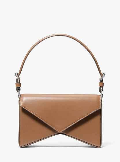 Manhatta Medium Leather Shoulder Bag Caramel Caramel