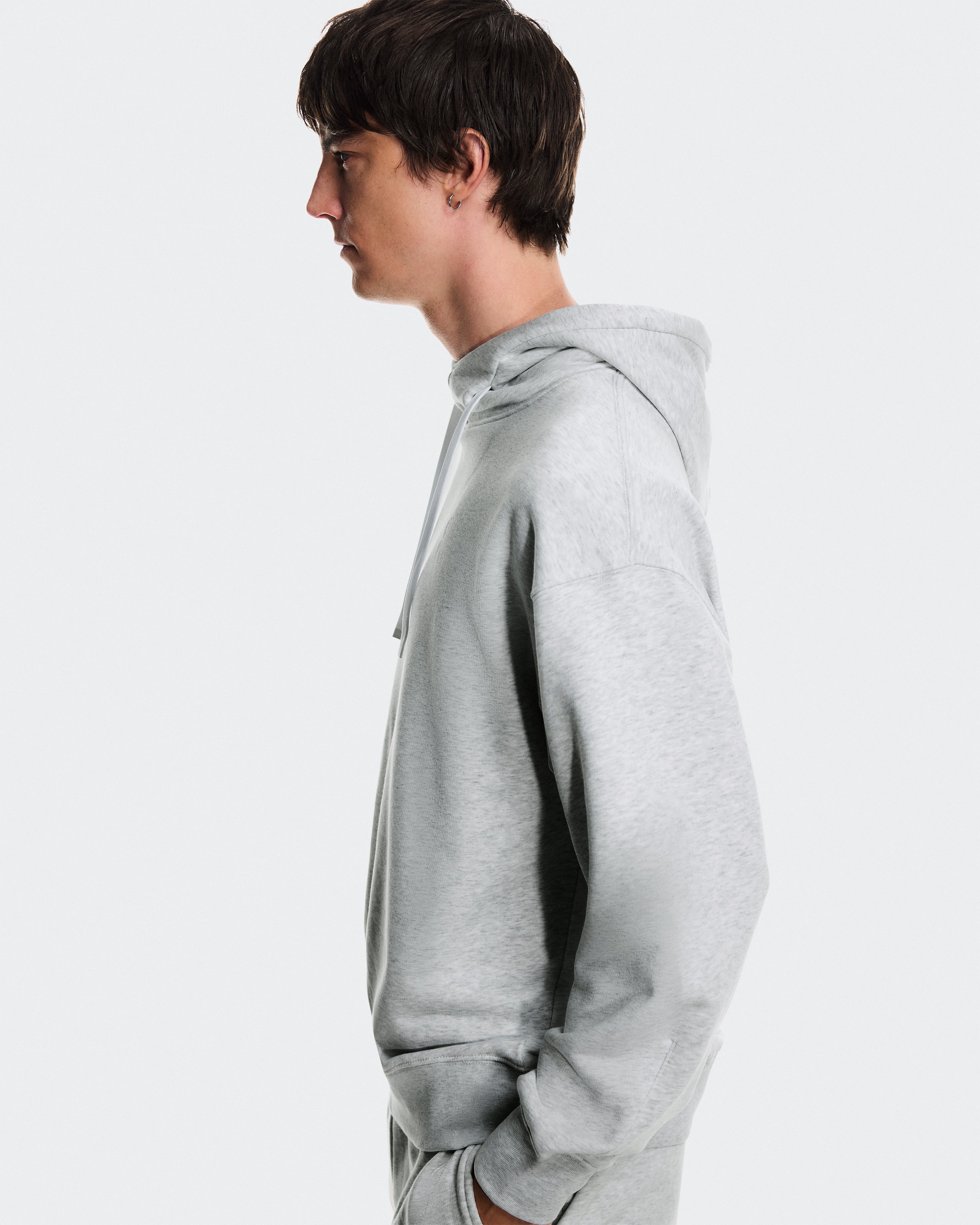 On Club Hoodie Smash Grey Heather