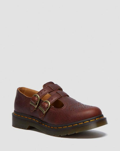 Dr Martens Ambassador Mary Jane Shoes - Cashew