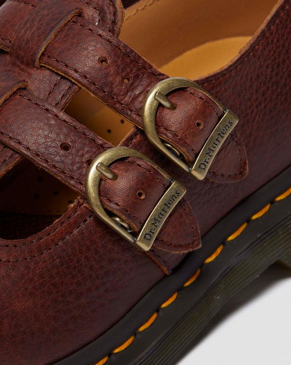 Dr Martens 8065 Ambassador Mary Jane Shoes - Cashew