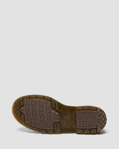 Dr. Martens 1460 Slip Resistant Leather Lace Up Boots Dark Tan - Mens