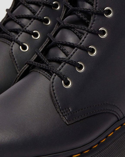 Dr. Martens Jadon Boot Genix Nappa Reclaimed Leather Platforms Black - Mens