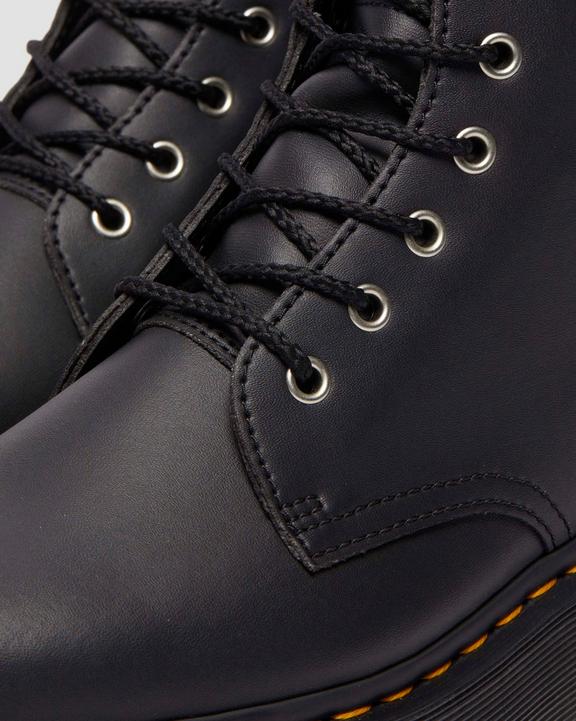 Dr. Martens Jadon Boot Genix Nappa Reclaimed Leather Platforms Black - Mens