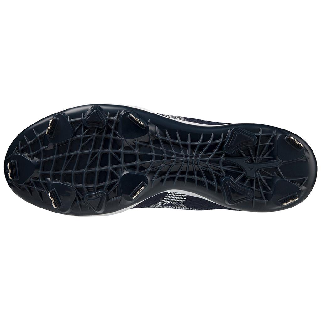 Mizuno Dominant 4 Low Men's Metal Baseball Cleat Navy White