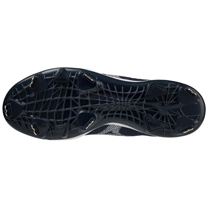 Mizuno Dominant 4 Low Men's Metal Baseball Cleat Navy White