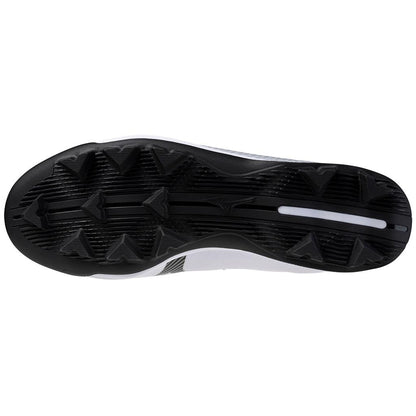 Mizuno Wave Lightrevo Tpu Men's Molded Low Baseball Cleat White Black
