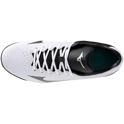 Mizuno Wave Lightrevo Tpu Men's Molded Low Baseball Cleat White Black