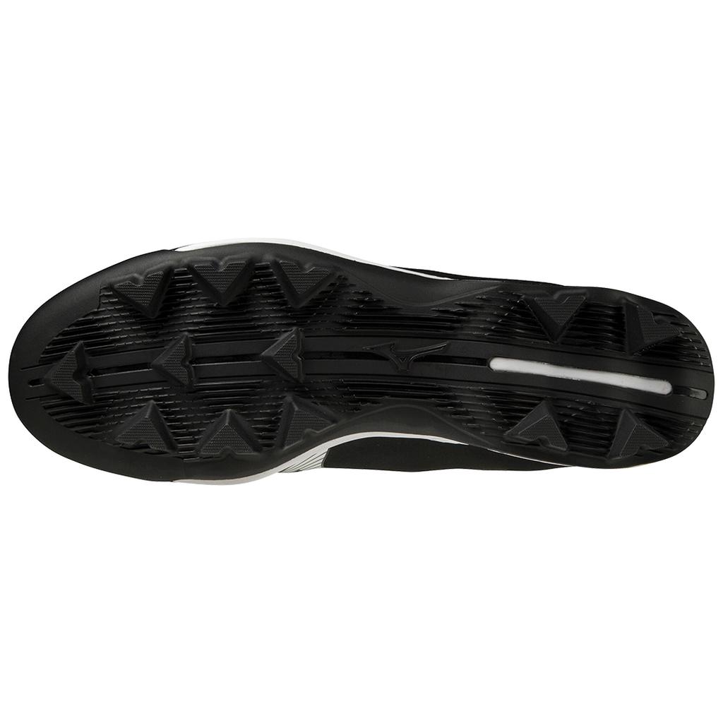 Mizuno Wave Lightrevo Tpu Men's Molded Low Baseball Cleat Black White