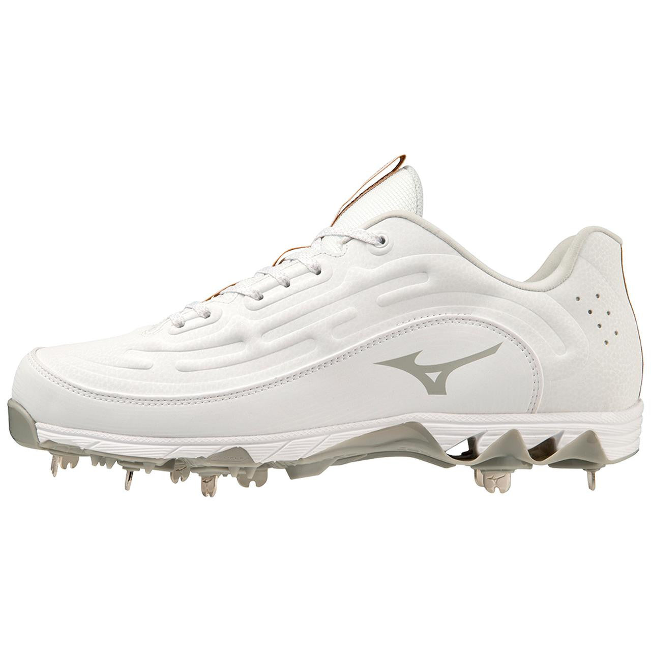 Mizuno 9 Spike Ambition 3 Low Men's Metal Baseball Cleat Black White