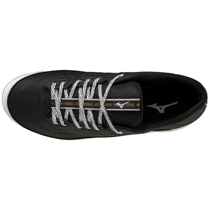 Mizuno Ambition 3 Low Tpu Men's Molded Baseball Cleat Black White